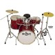 DR.BEAT Drums -  Two Master 522 Dark Red Sparkle