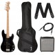 FENDER Affinity Precision PJ Bass MN Black R15 Pack
